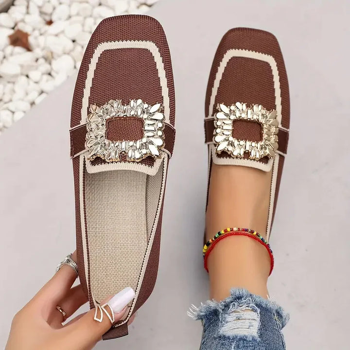 Siena Breathable Knit Slip On Loafers