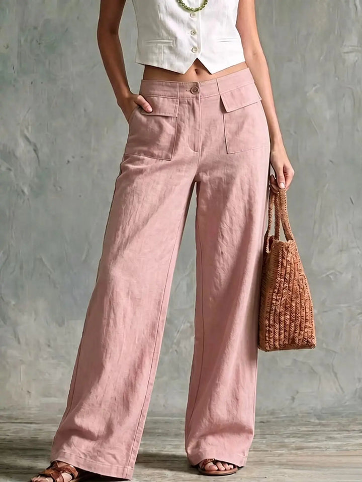 Phoebe Cotton Linen Trouser