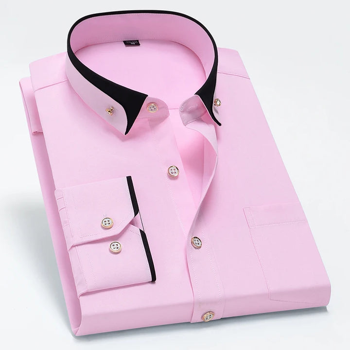 Russell Contrast Collar Dress Shirt
