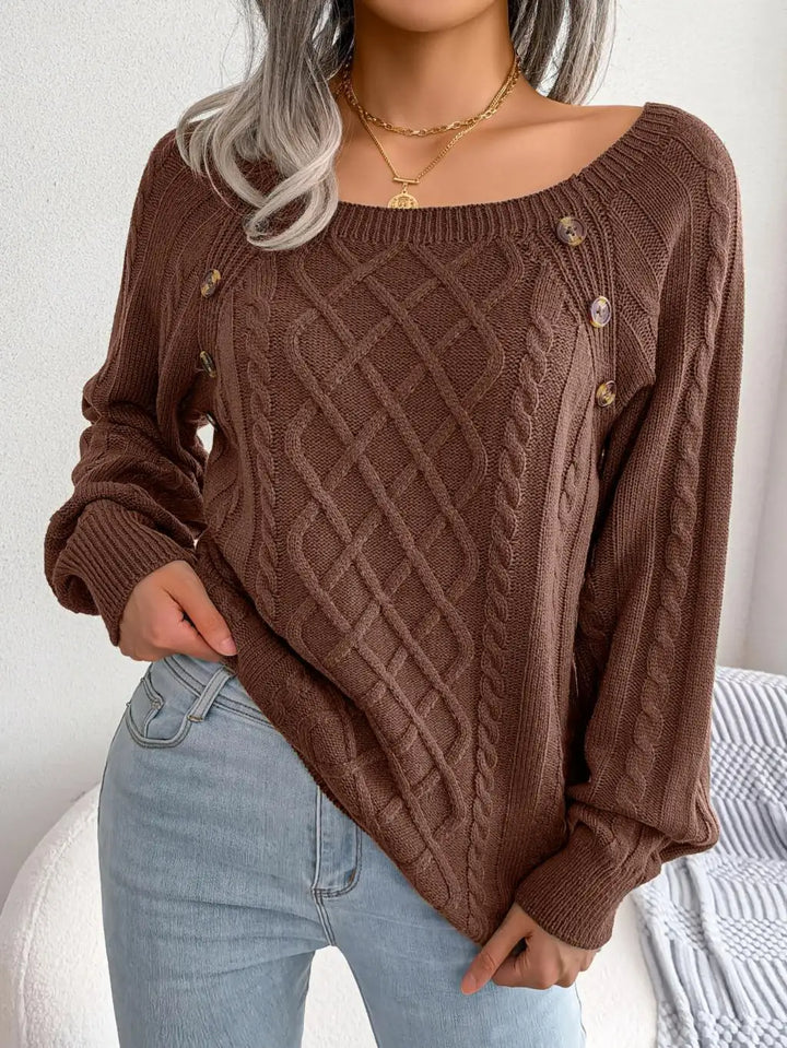 Briony Square Neck Sweater