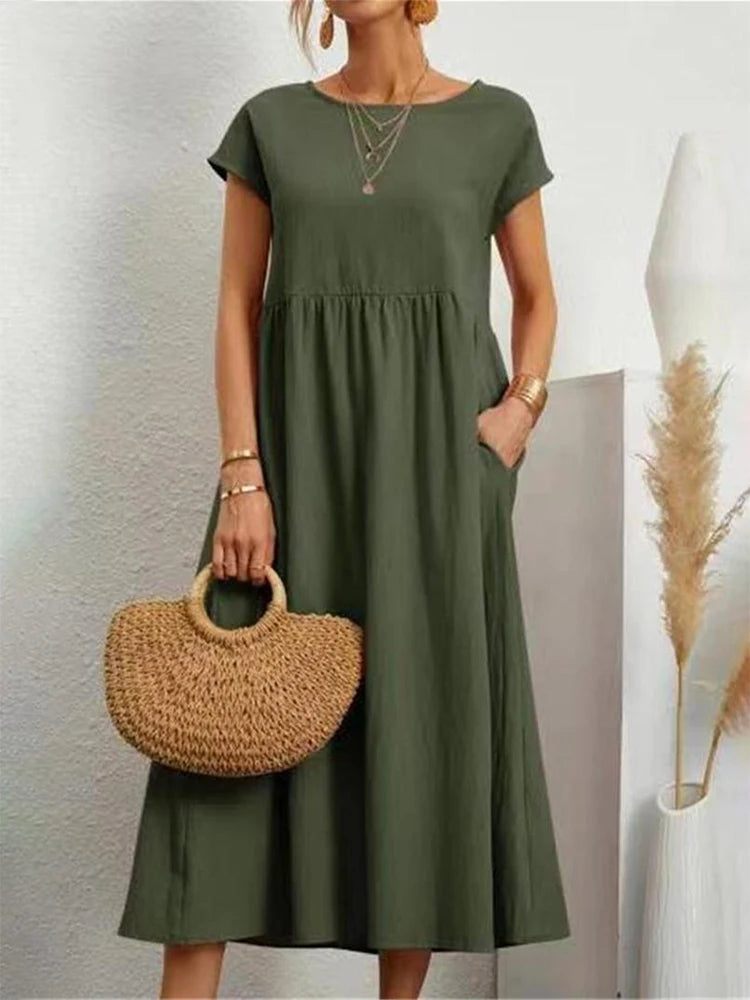 Rosalie Relaxed Pocket Maxi Dress