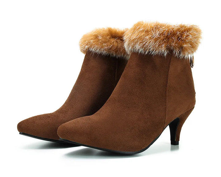 Selene Fur Ankle Boots