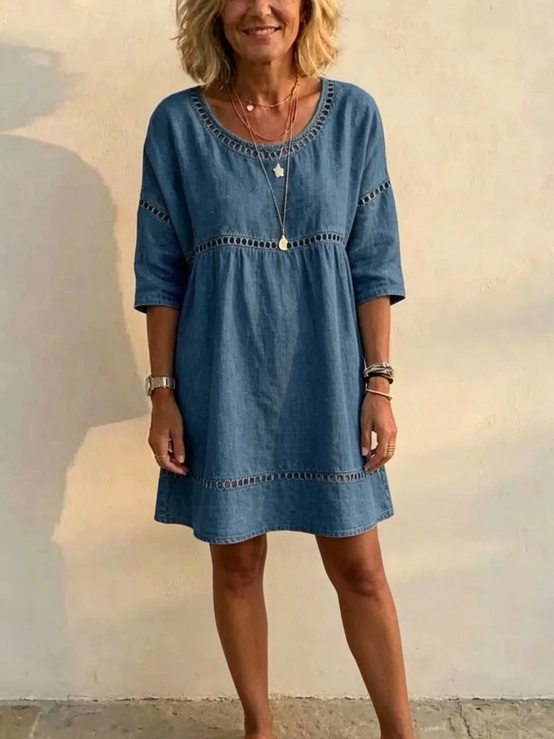 Phoebe Casual A Line Mini Dres