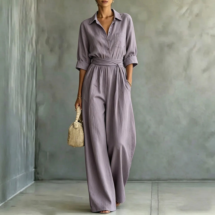 Margot Casual Wide Leg Jumpsuit