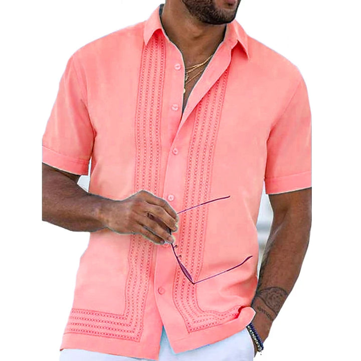 Nathan Embroidered Button Down Shirt