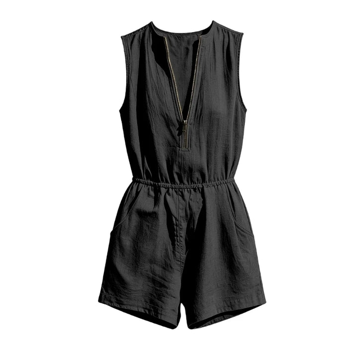 Bailey Relaxed Zip Front Romper