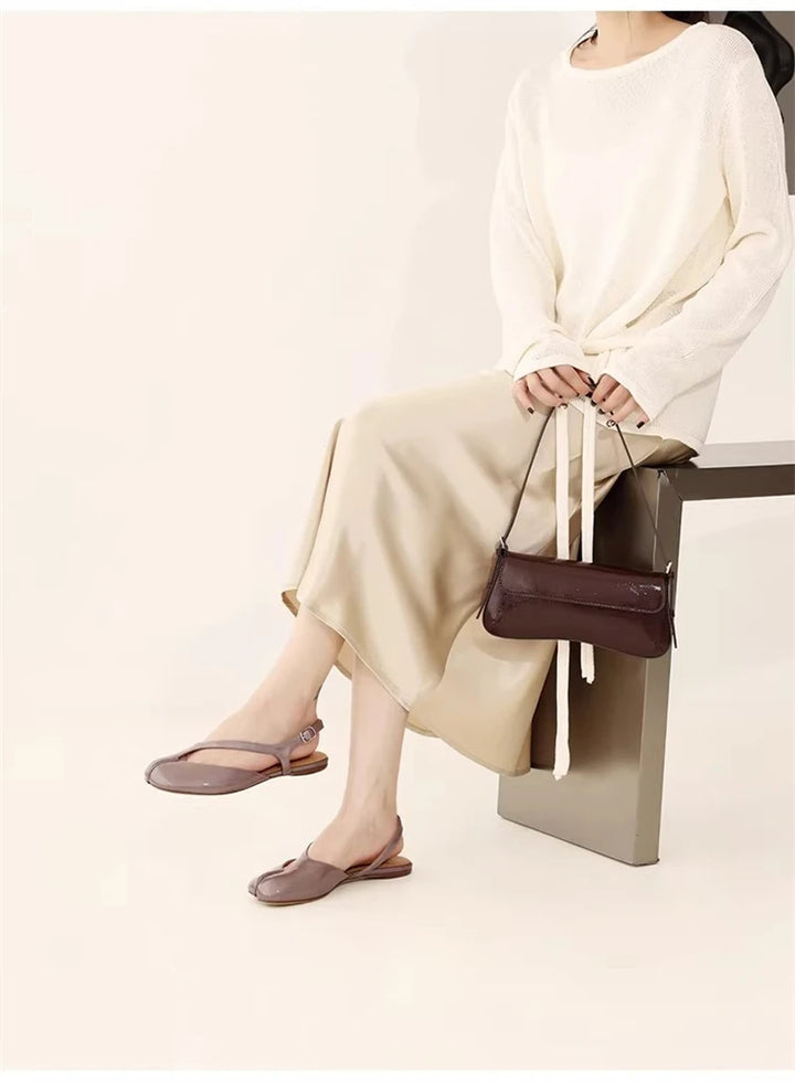 Rosalind Split Toe Slingback Flats