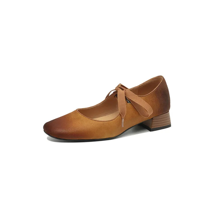 Priscilla Genuine Leather Pumps