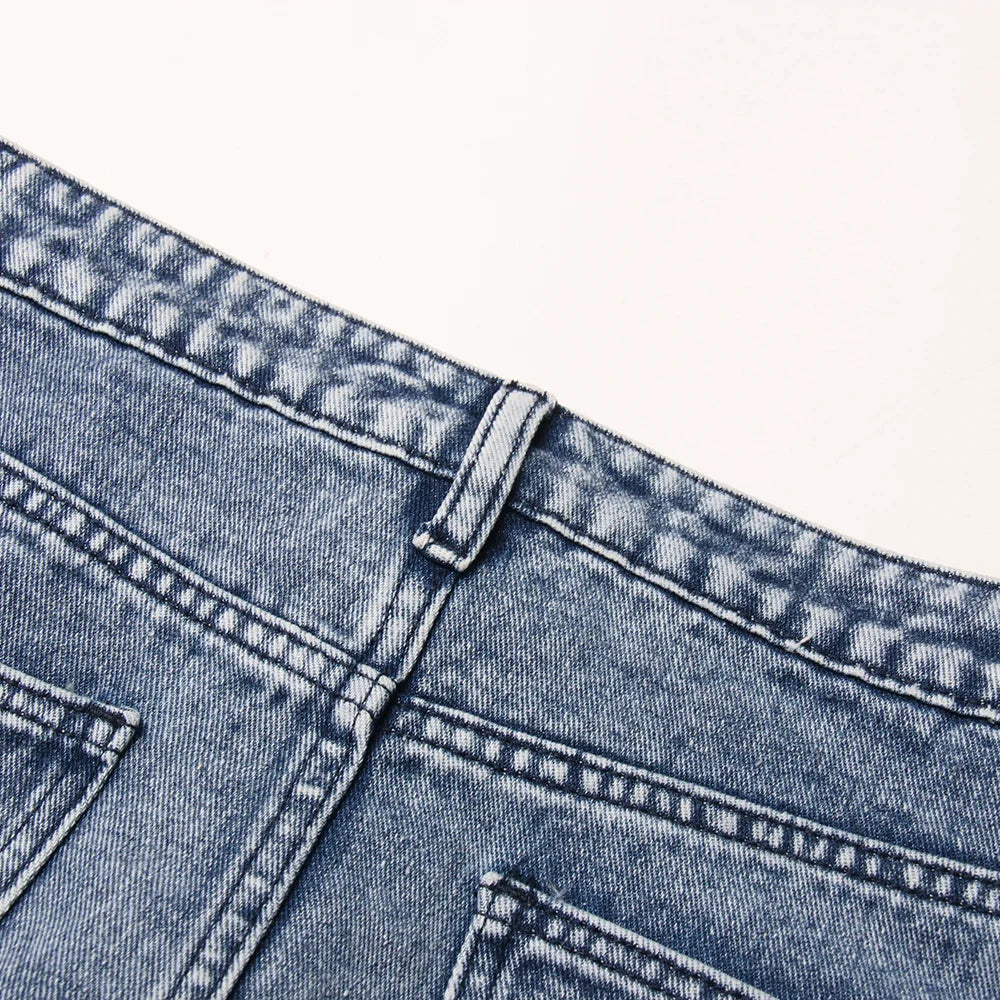 Sierra Cargo Pocket Denim Skirt