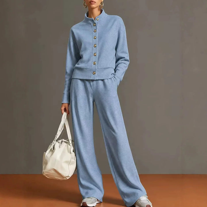 Bianca Button Front Pant Set