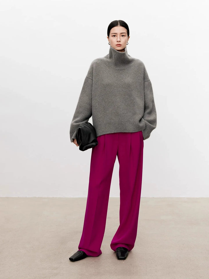 Guinevere Turtleneck Cashmere Pullover
