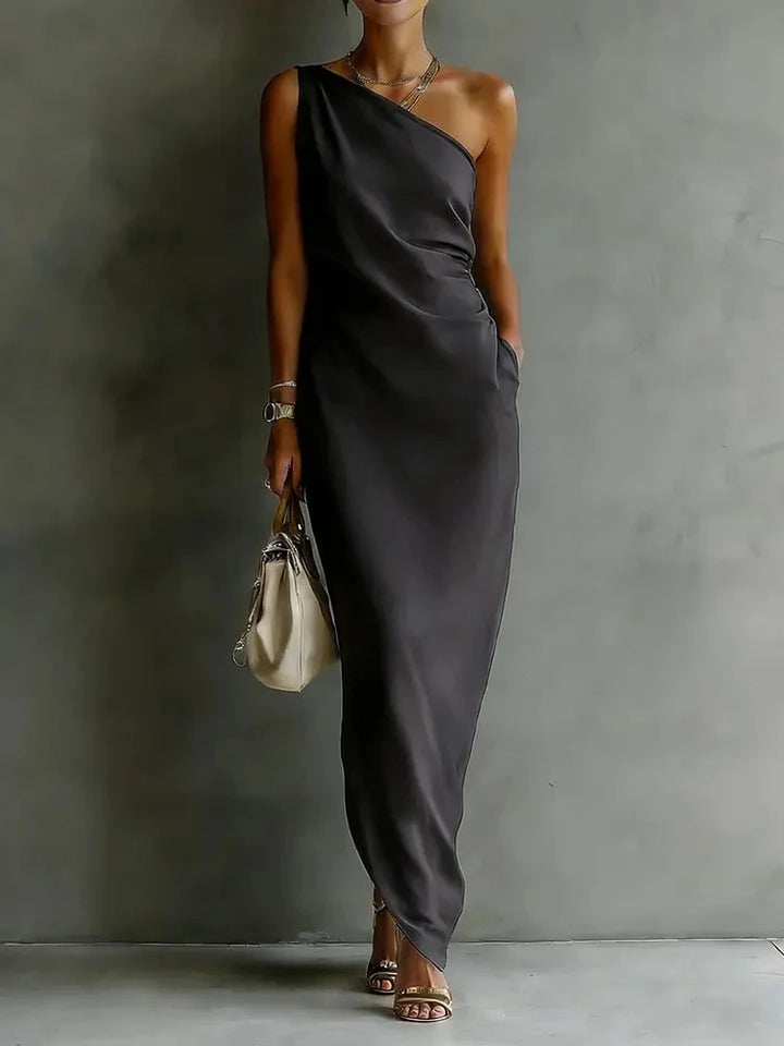 Cheyenne One Shoulder Maxi Dress