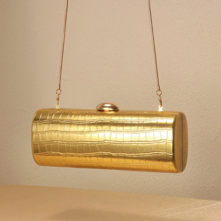 Camille Glossy Evening Party Clutch