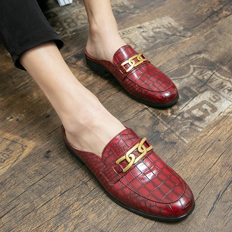 Stanley Leather Mule Loafers