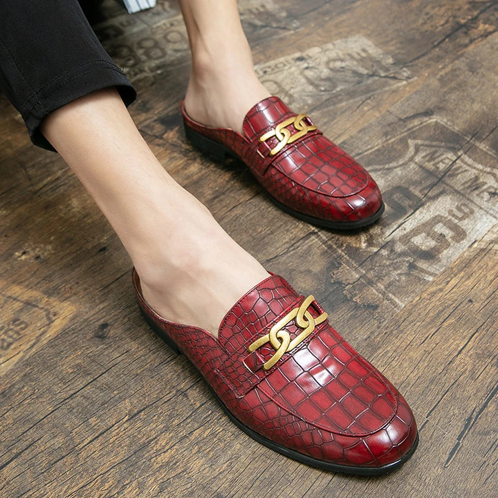 Stanley Leather Mule Loafers