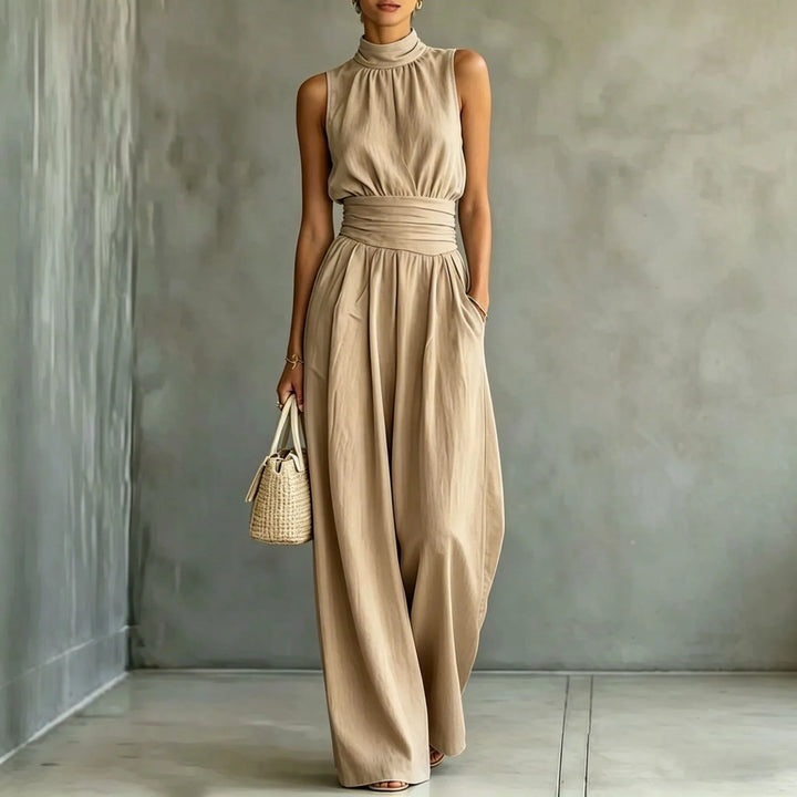 Angeline Sleeveless Wide Leg Jumpsuit