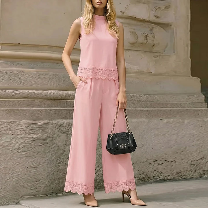 Cecilia Breathable Sleeveless Matching Set