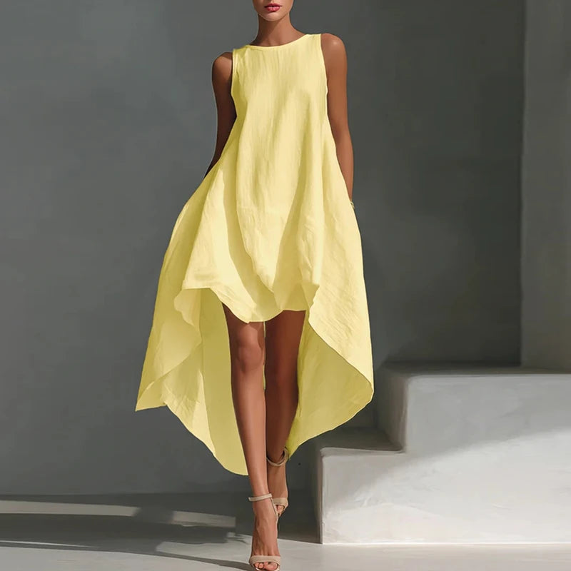 Oakley Flowy High Low Maxi Dress