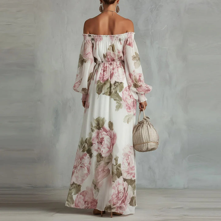 Sydney Off Shoulder Wedding Guest Dress