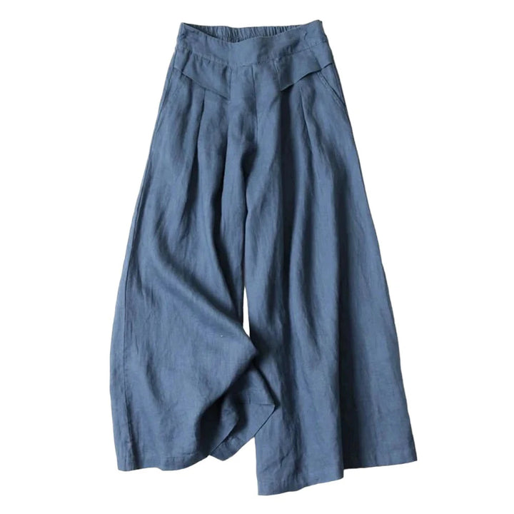 Adeline Cotton Linen Wide Leg Pants