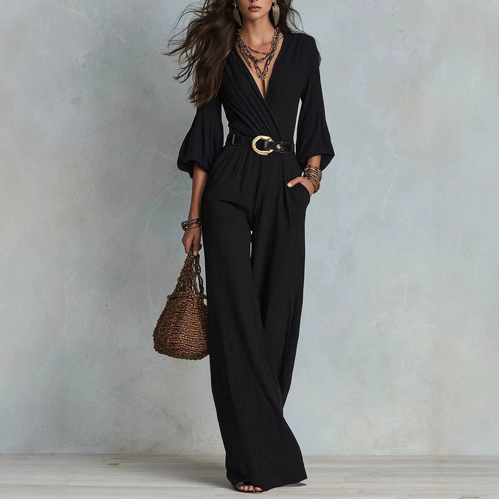 Isolde Elegant Wide Leg Jumpsuit