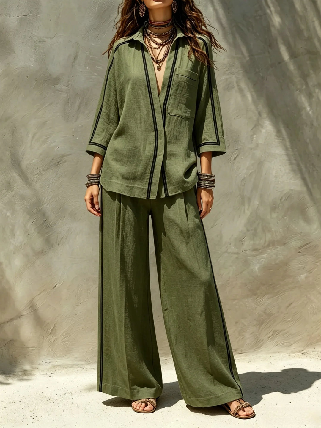 Celeste Casual Relaxed Co-Ord Set