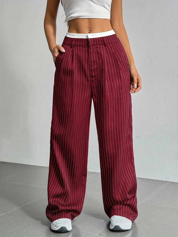 Jolie Classic Striped Pants