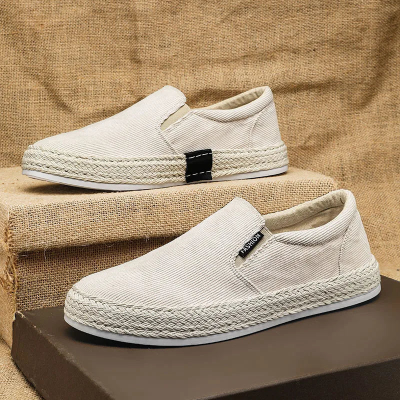 Jake Breathable Canvas Loafers