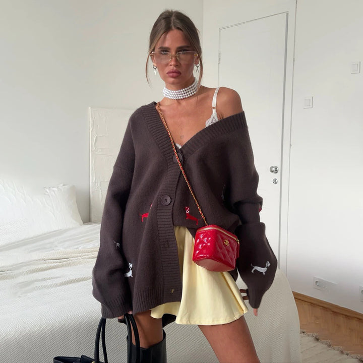 Louisa Oversized Button Cardigan