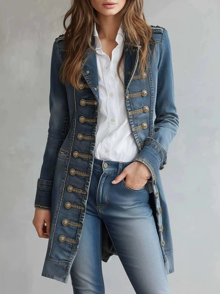 Vivienne Denim Trench Coat