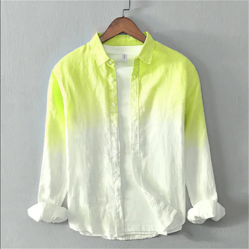 Evan Ombre Button Front Shirt