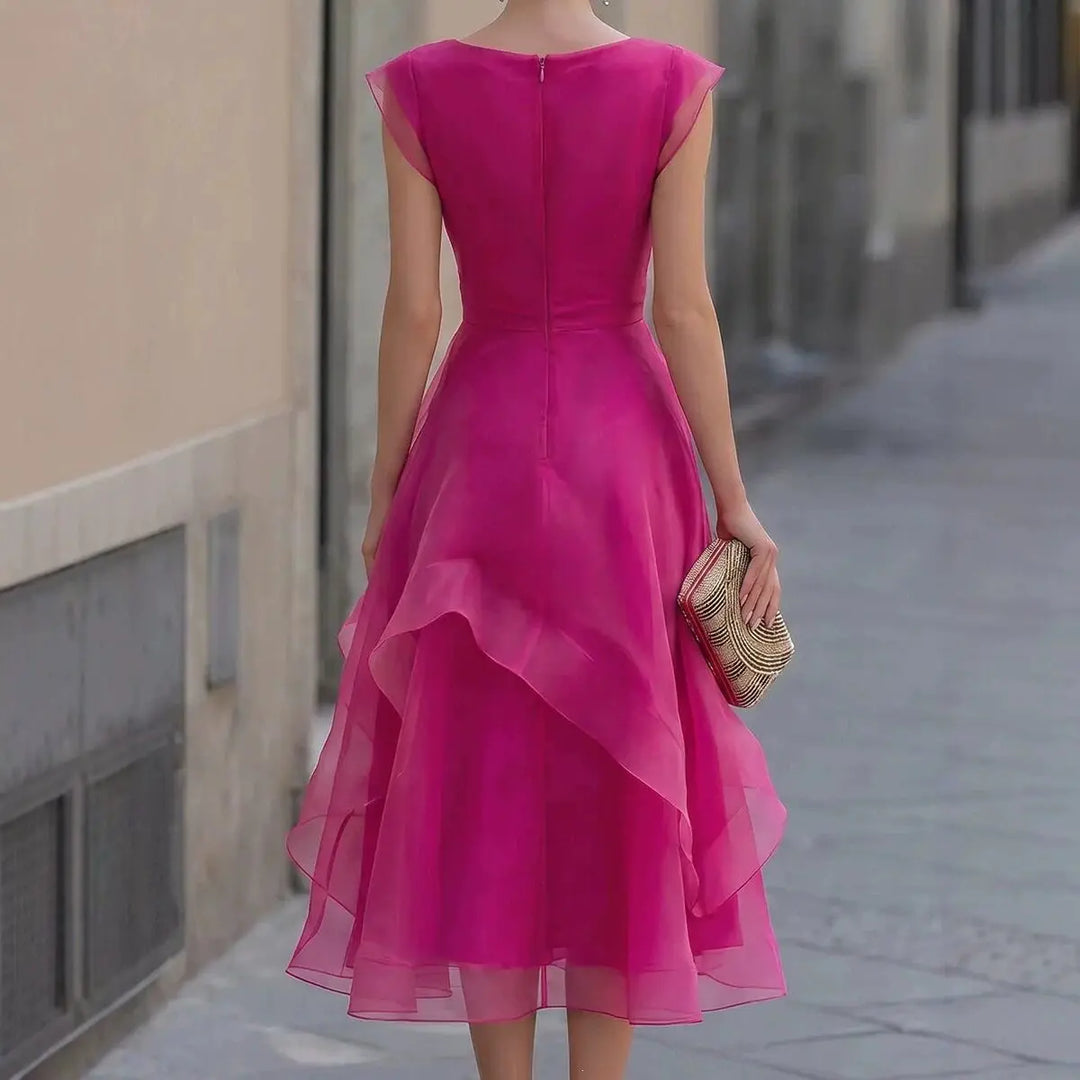Celeste Organza Wedding Guest Dress