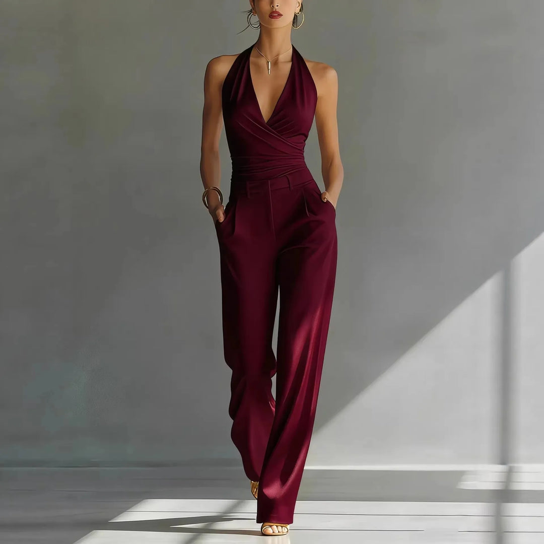 Keira Tailored Linen Jumpsuit