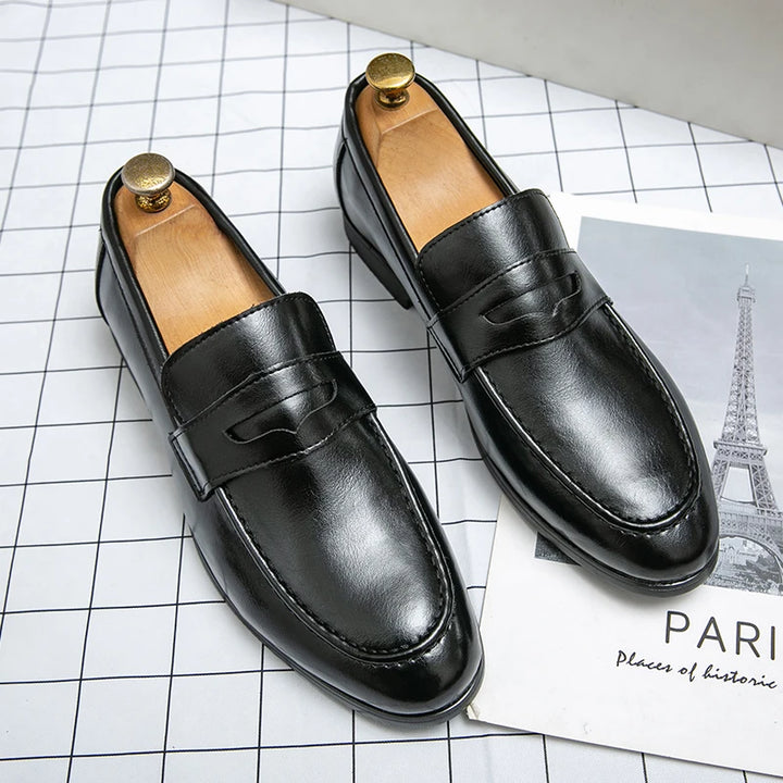 Harrison Classic Leather Loafers