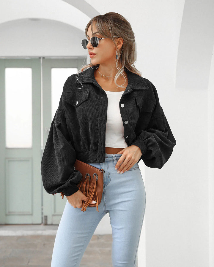 Verena Corduroy Crop Jacket