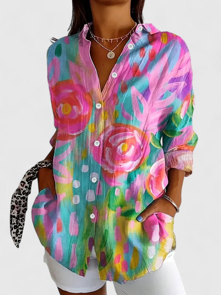 Kaylee Floral Print Blouse
