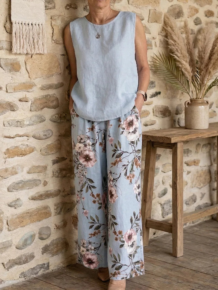 Meadow Floral Trouser Co-Ord Set