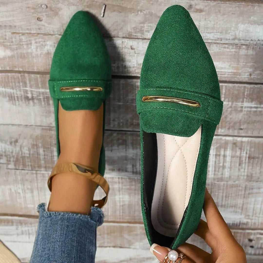 Amber Orthopedic Pointed Loafers