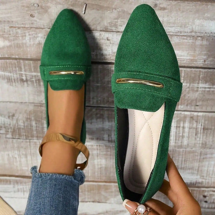 Amber Orthopedic Pointed Loafers