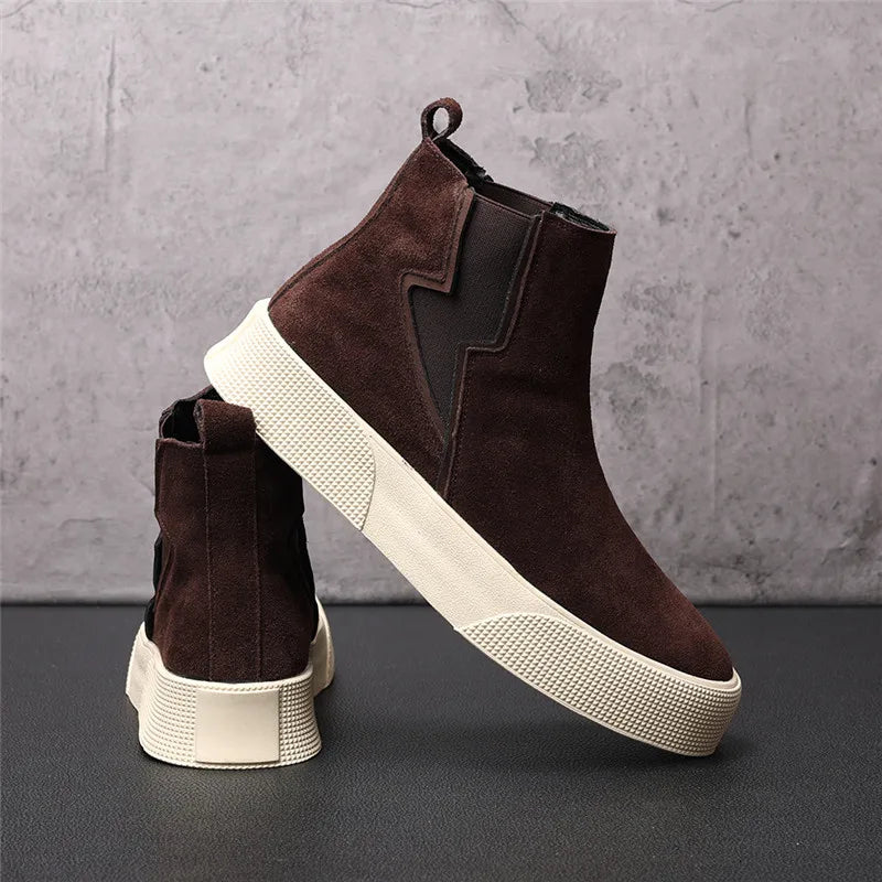 Weston Pull On Suede Sneakers