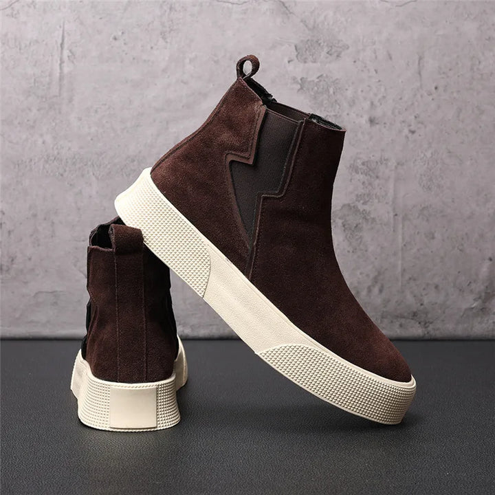 Weston Pull On Suede Sneakers