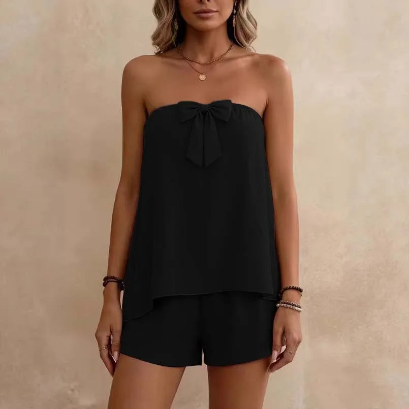 Noelle Strapless Summer Co-Ord Set
