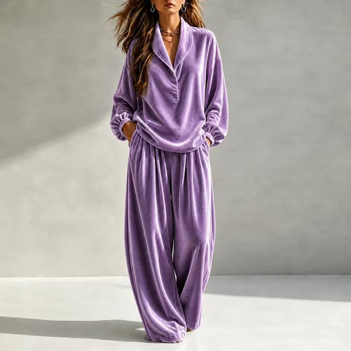 Rosalie Velvet Wide Leg Set