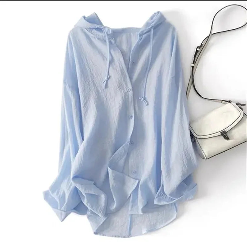 Lucienne Hooded Sun Shirt