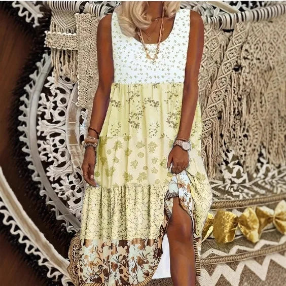Emery Elegant Floral Midi Dress