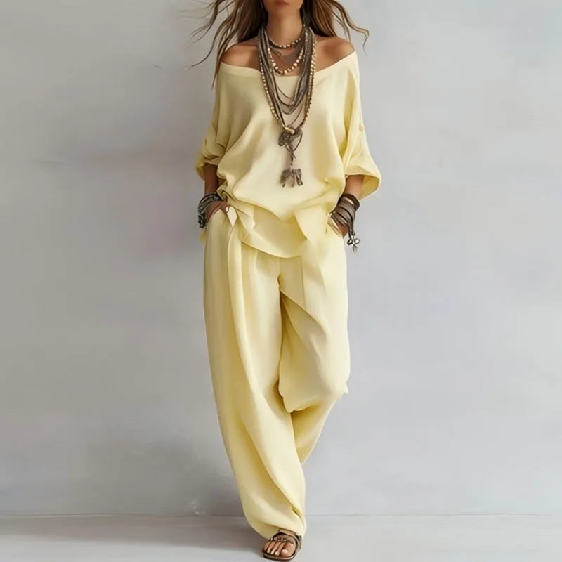 Paulina Off Shoulder Co-ord Set