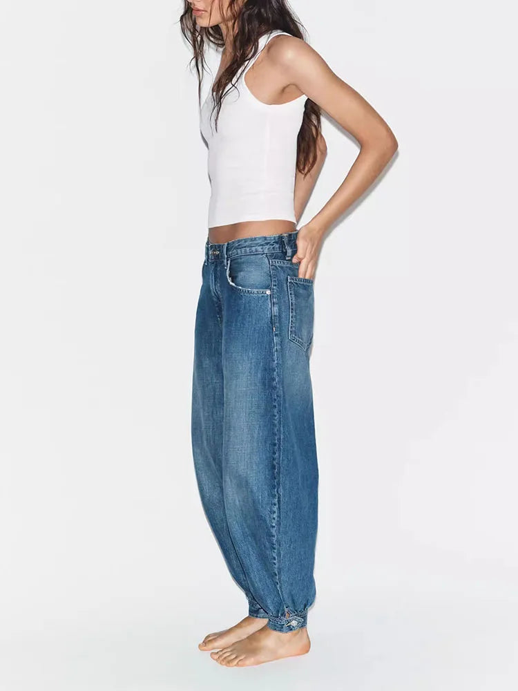 Madison Balloon Denim Trousers