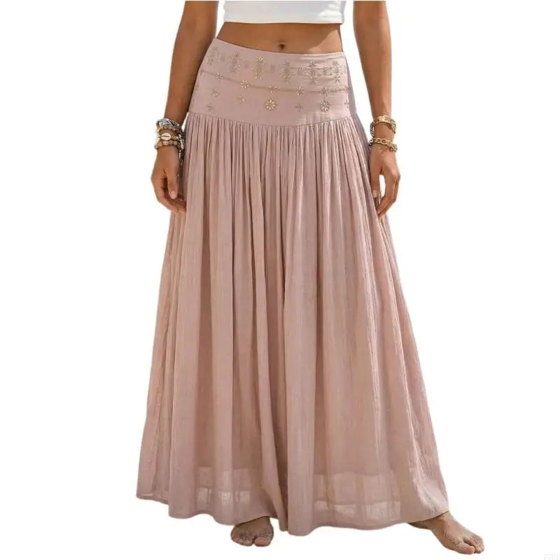 Elowyn Bohemian Maxi Skirt
