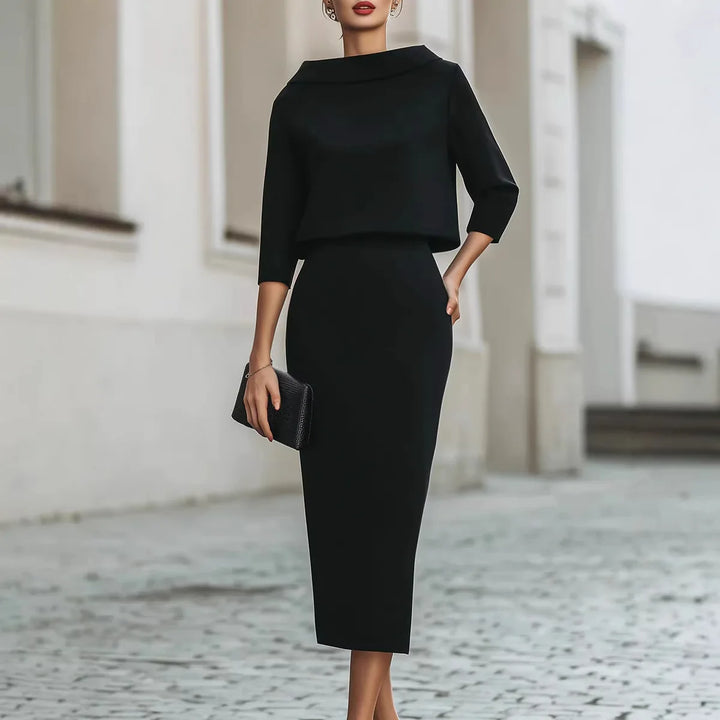 Marielle Layered Sheath Maxi Dress