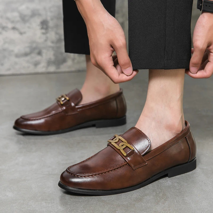 Owen Leather Dress Loafers